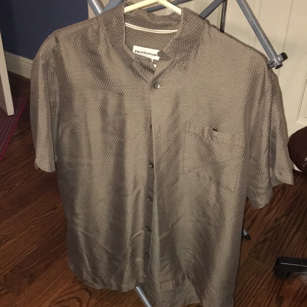 Men’s Medium Pronto-Uomo Casual Button Down